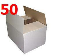 -LOT DE 50 PETITS CARTONS DEMENAGEMENT (BLANC) POUR LIVRES -LOT DE 50 PETITS CARTONS DEMENAGEMENT (BLANC) POUR LIVRES